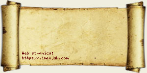 Žaklina Stanimirović vizit kartica